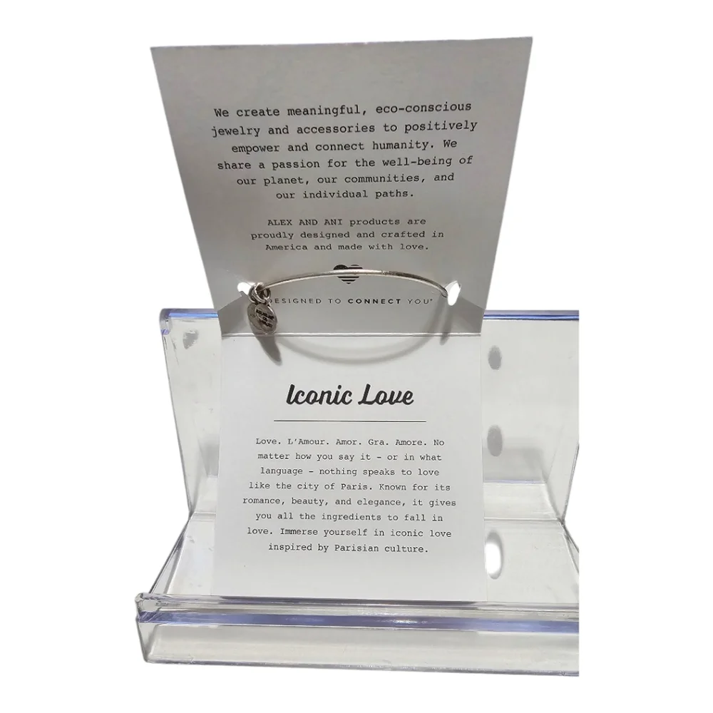 Alex and Ani Silver Amour Charm AdjustableBangle